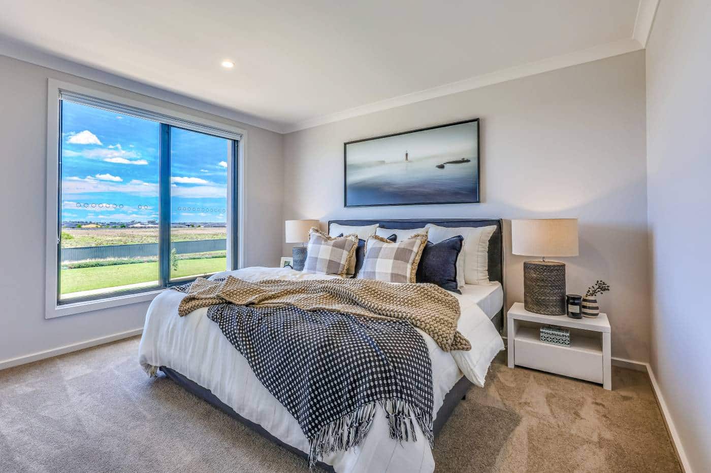 Bedroom of a Sienna Homes Townhouse